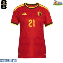 Belgia Nathan Ngoy #25 Hjemmedrakt Dame VM 2026 Kortermet